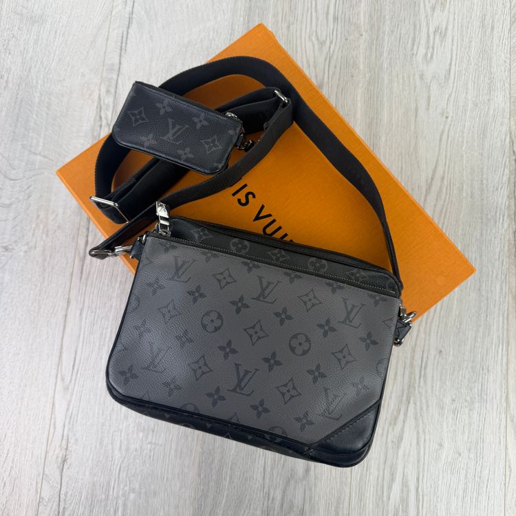Louis Vuitton Men’s Monogram Trio Messenger Bag imagen 5