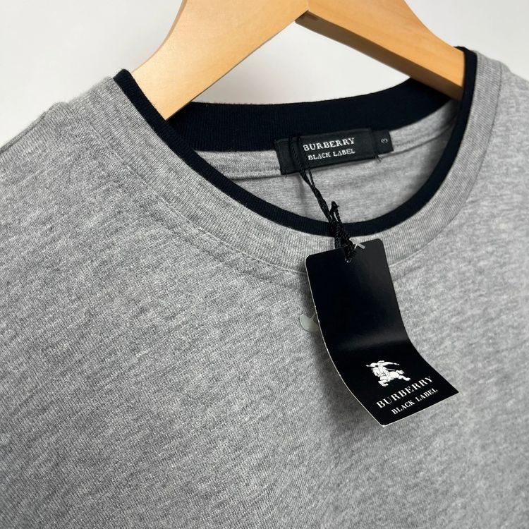 Burberry Black Label Japan Exclusive Grey Long Sleeve T-Shirt BNWT image 5