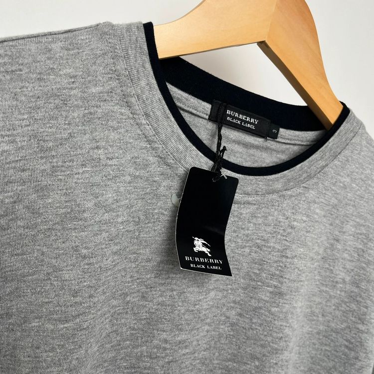 Burberry Black Label Japan Exclusive Grey Long Sleeve T-Shirt BNWT image 2