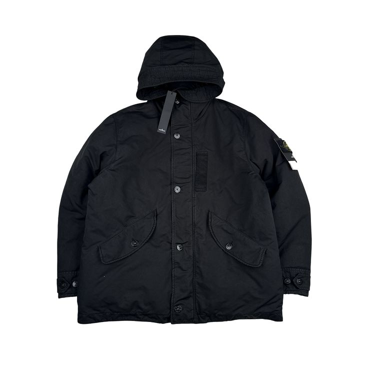 Stone Island 2022 Black David TC Down Jacket - XXL image 1