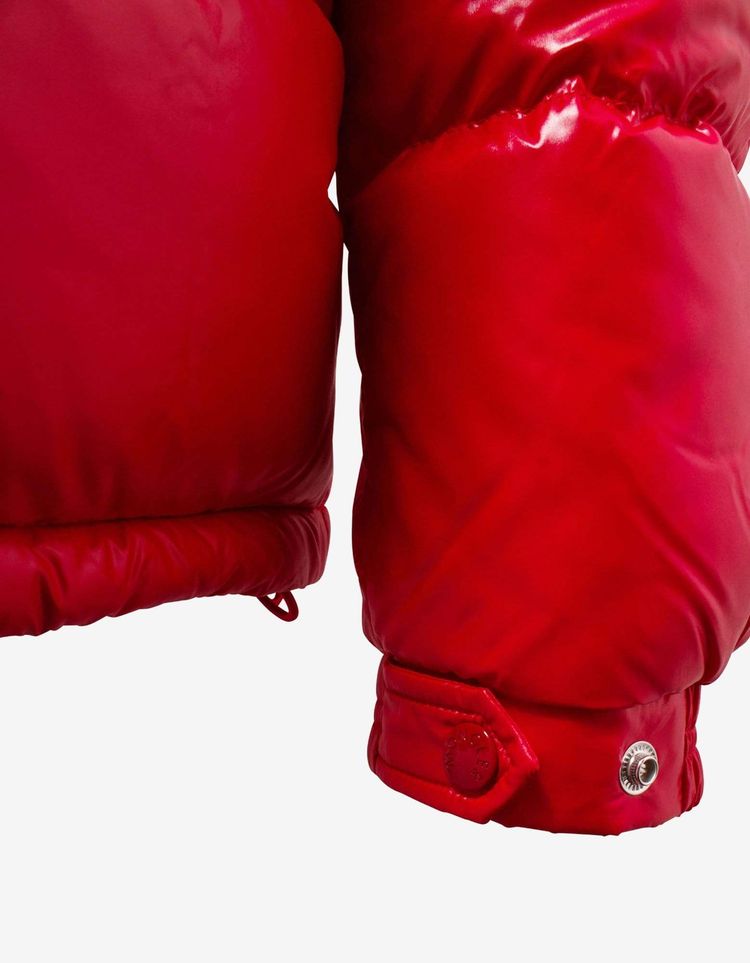 Moncler Ecrins Red Nylon Down Jacket image 3