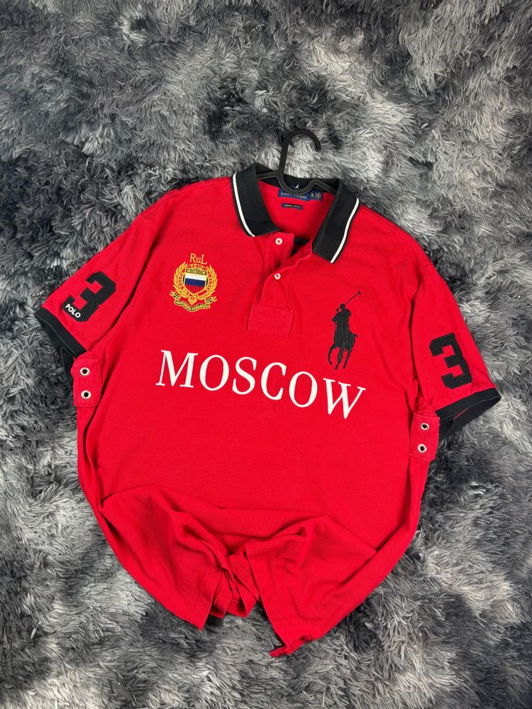 Rare Polo Ralph Lauren Moscow Big Pony Custom Fit XL