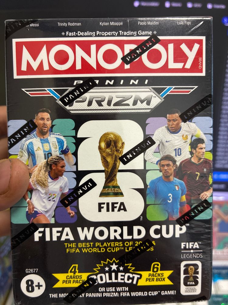Monopoly Panini Prizm Fifa World Cup Trading Card Game