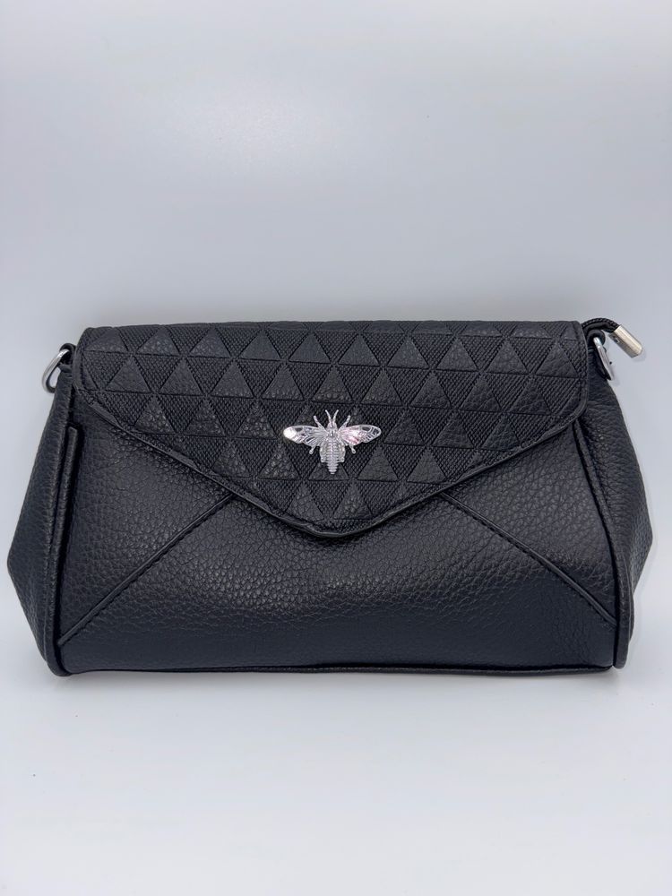 Immagine di Black Crossbody Bags With Bee Emblem 2