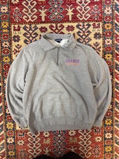 Grey Quarter-Zip Sweatshirt