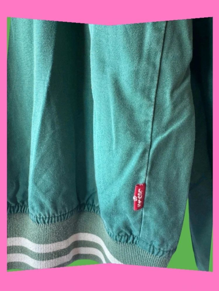 Levi'S Green Bomber Jacket 3