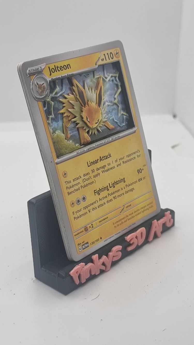 Jolteon Pokémon 3d art Card 0433 image 3