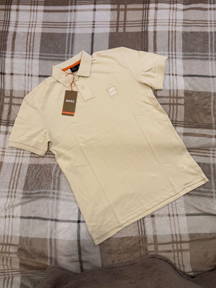 Boss Beige Polo Shirt