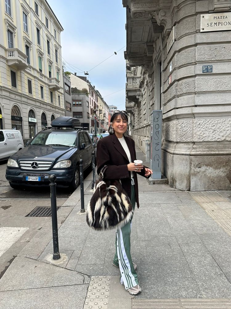 Fendi Gucci Vintage Limited Edition Skunk Fur Maxi Hobo with Horsebit product image