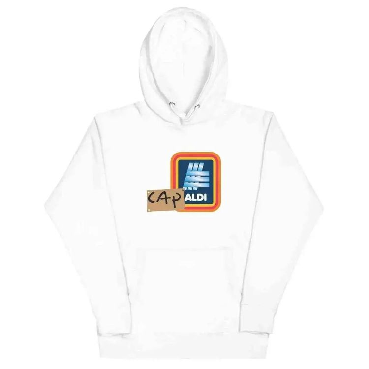 Lewis Capaldi CAPALDI Unisex Cotton Blend Hoodie White Pullover Merch image 1