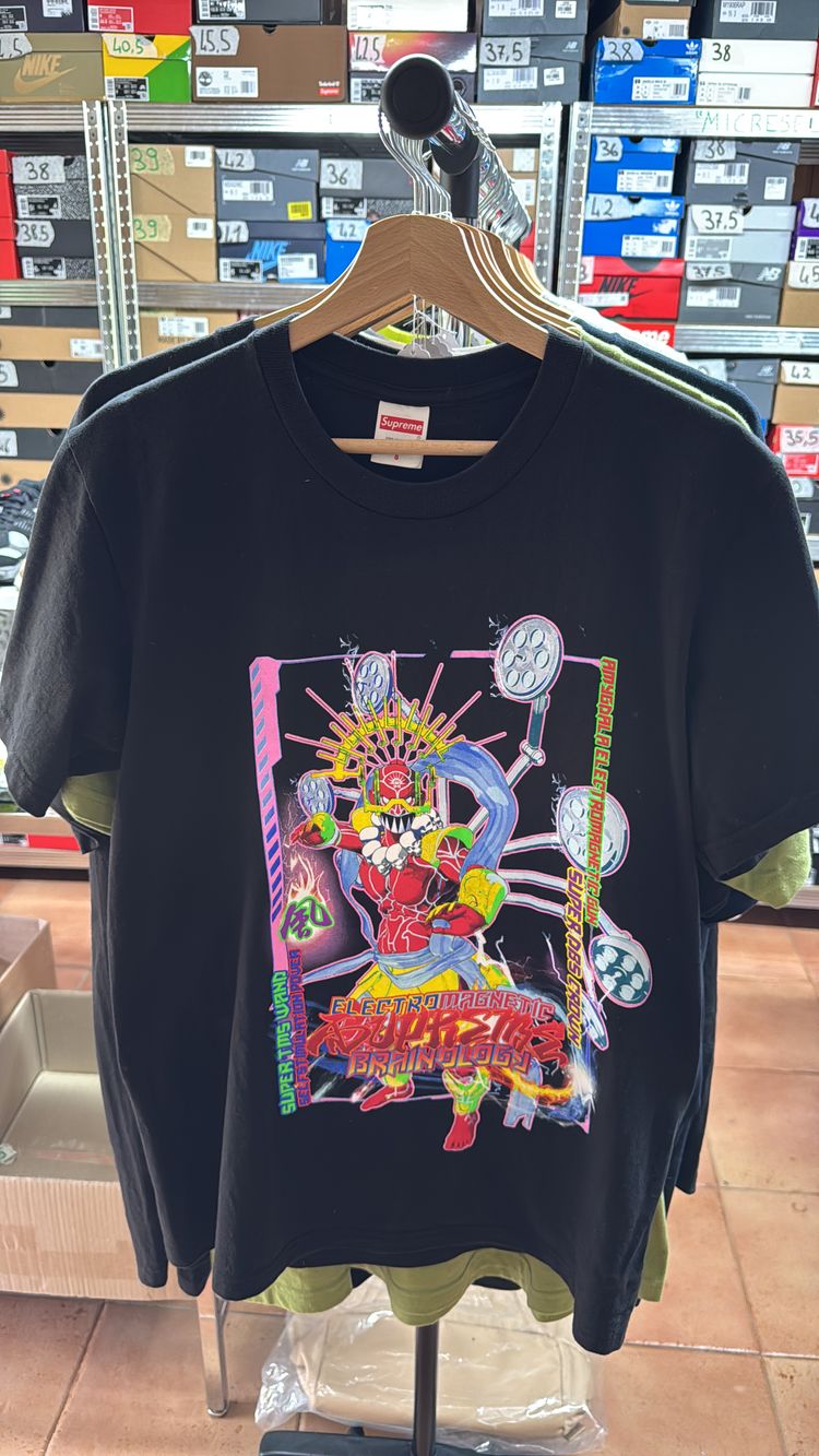 Supreme Electromagnetic Tee Black - SS24