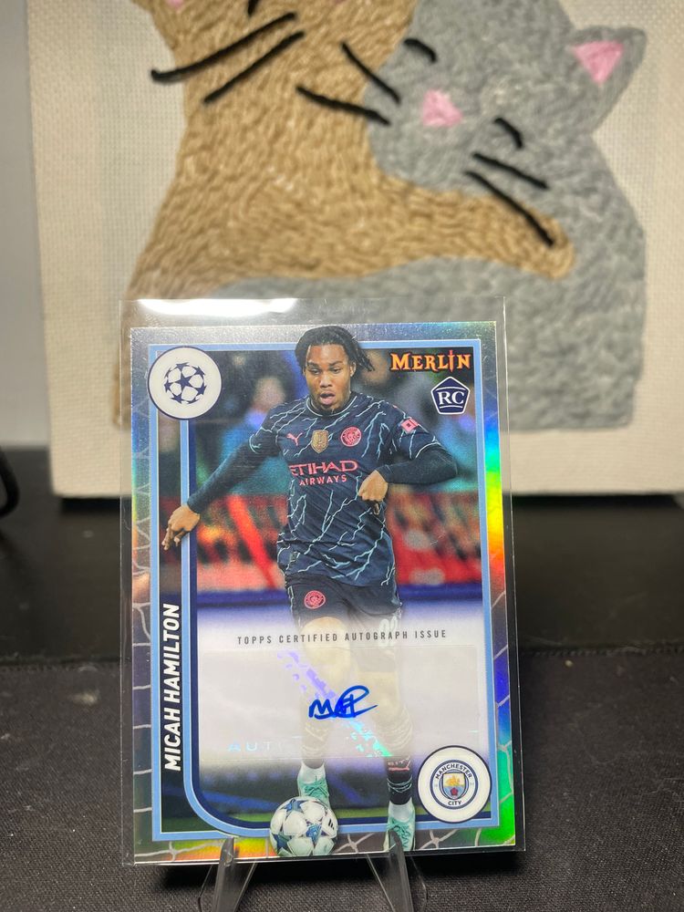 Topps Merlin Micah Hamilton Autograph Card