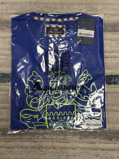 (37) Tsa323Aquascutum Blue Shirt