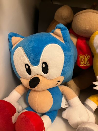 Sonic Blue Plush Toy