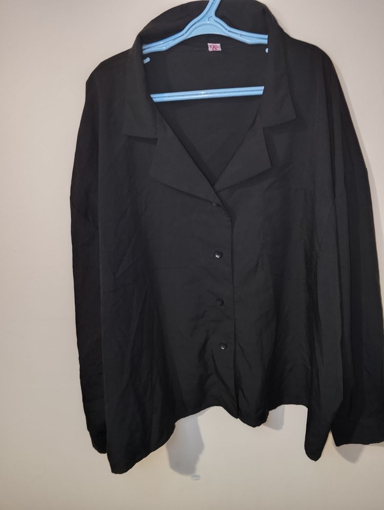 Black Button-Up Shirt 2