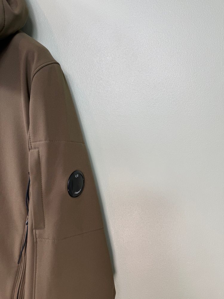 C.P. Company Khaki Soft Shell Jacket image 2