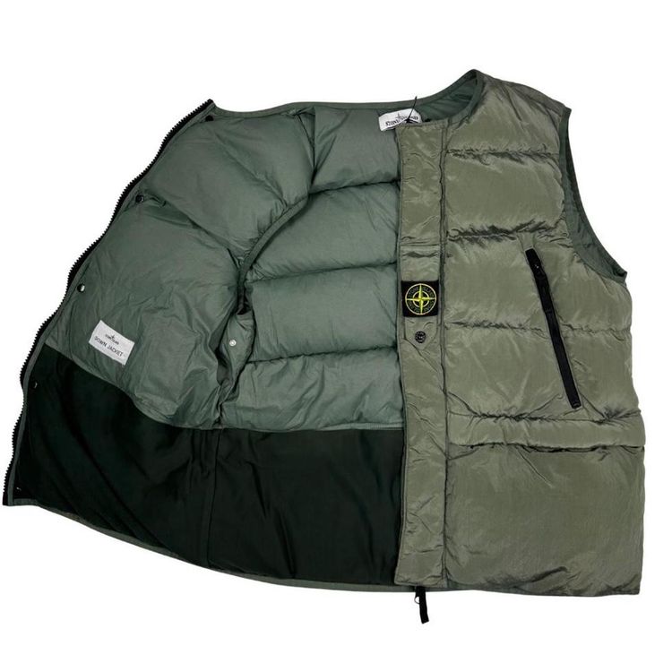 Stone Island Ripstop Gore-Tex Quilted Gilet and Coat XL obraz 5