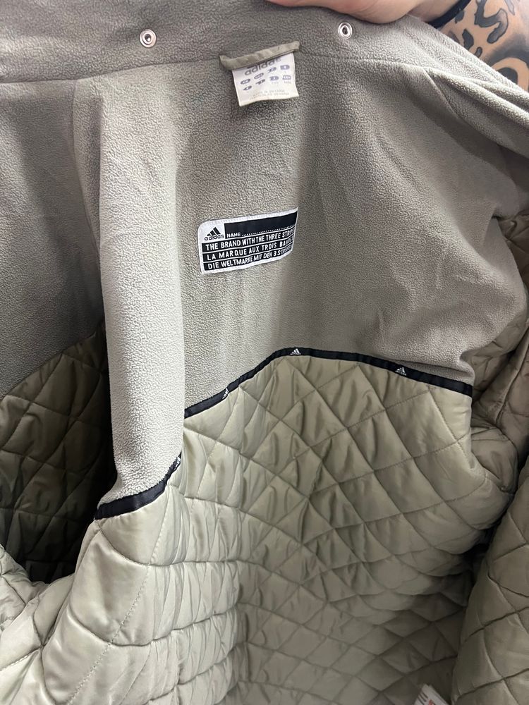 Immagine di Adidas Men'S Khaki Green Long Jacket 5