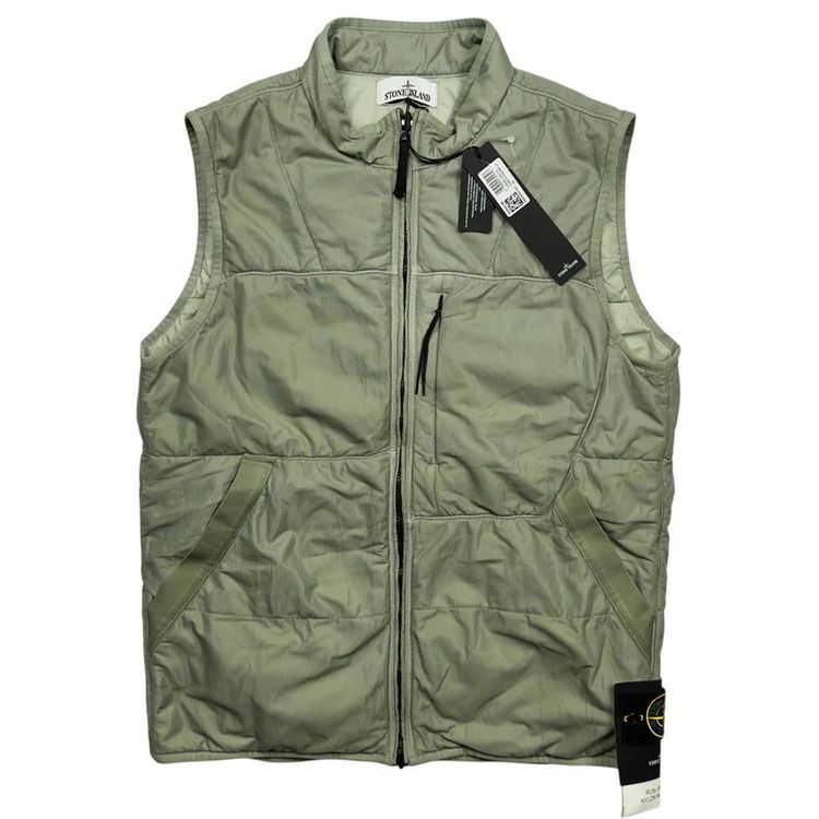 S/S 25 Stone Island Run Proof Nylon Mesh TC - Sage Green image 1