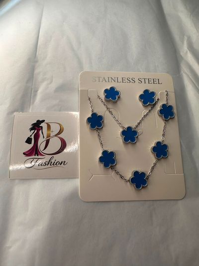 Clover sets -Shaped Stainless Steel Jewelry Set