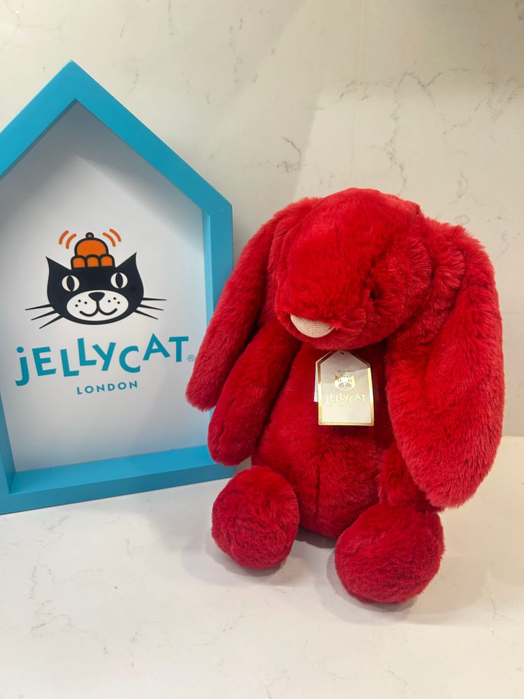 Jellycat original Bashful Luxe Scarlett Bunny BNWT