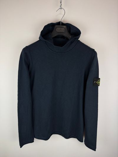 Navy blue Stone Island hooded sweater