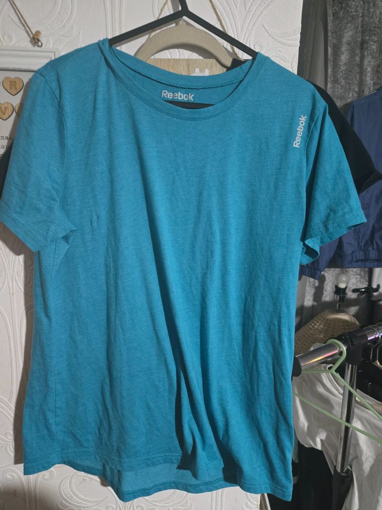 Reebok blue shirt