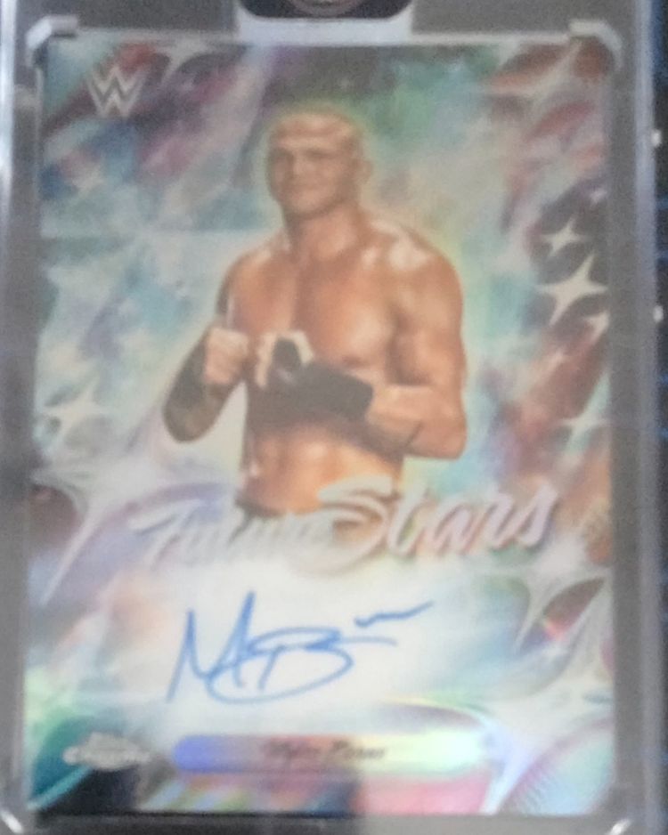 WWE Wwe Future Stars Myles Borne Topps chrome Autograph on card  product image