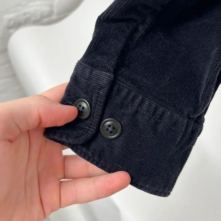C.P. Company Navy Buttoned Corduroy Overshirt image 4