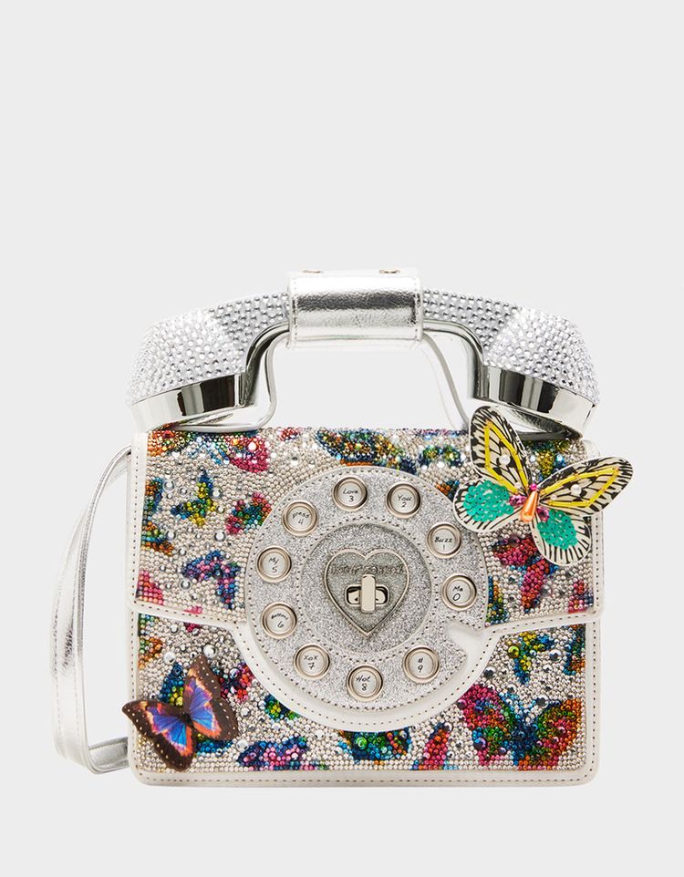 Other Kitsch Butterfly Phone Bag Silver/multi product image