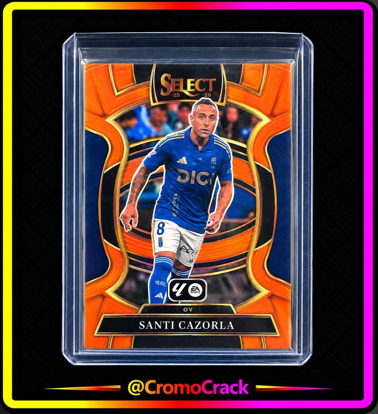 /75 Santi Cazorla Terrace Orange Panini Select La Liga 2025/26 obraz 1