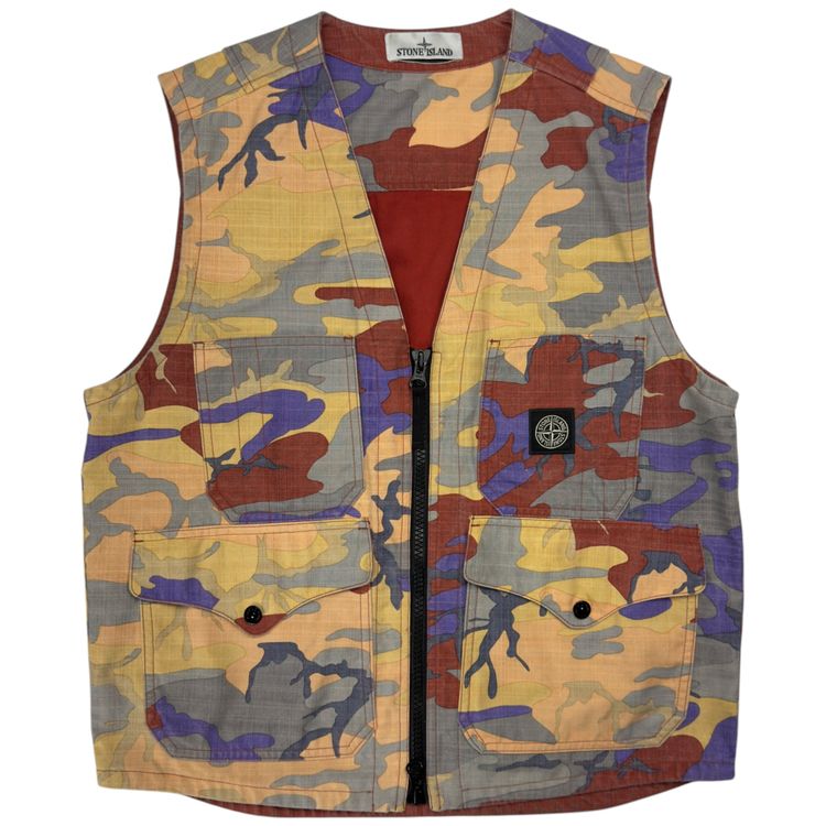 A/W 22 Stone Island Heritage Camo Ripstop Nylon Vest image 1