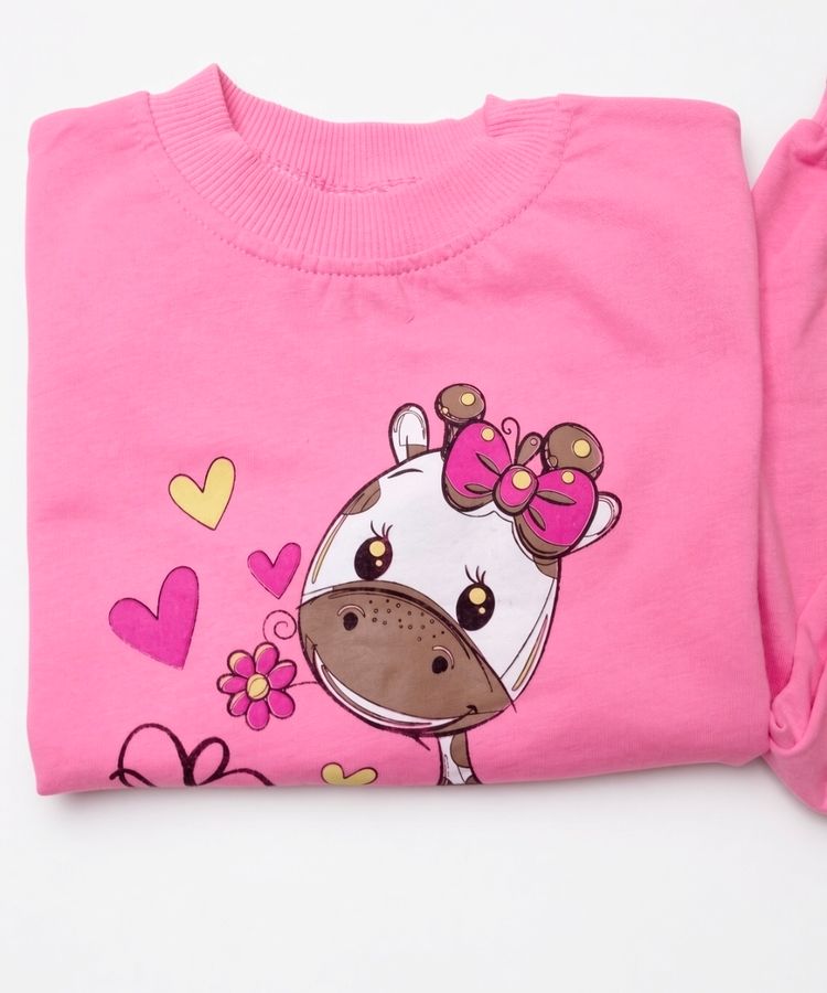 Pink Kids Sweatshirt And Pants Set image 6