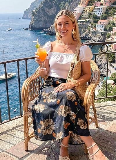 Floral Print Maxi Skirt