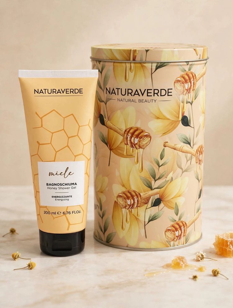 Naturaverde Honey Shower Gel And Iris Shower Gel imagen 1