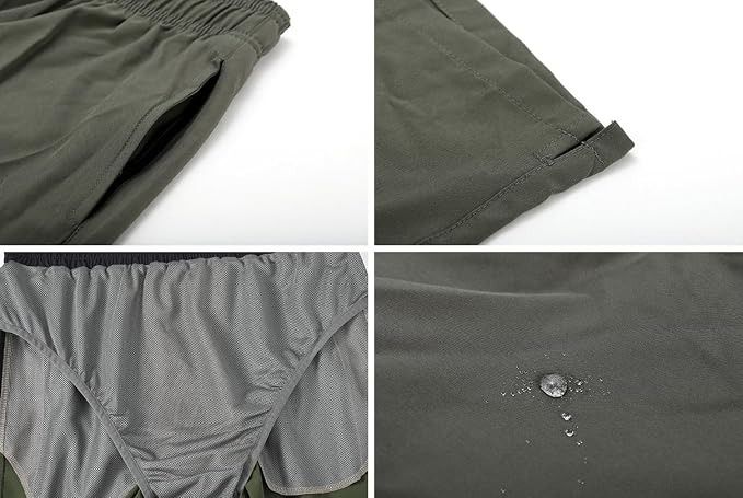 Immagine di Olive Green Men'S Swim Shorts 4