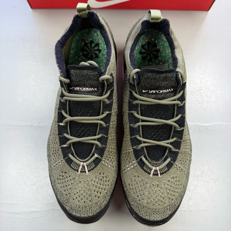 Nike Air VaporMax 2023 Flyknit Size UK 9 Medium Olive Pink Men's DV1678-200 image 2
