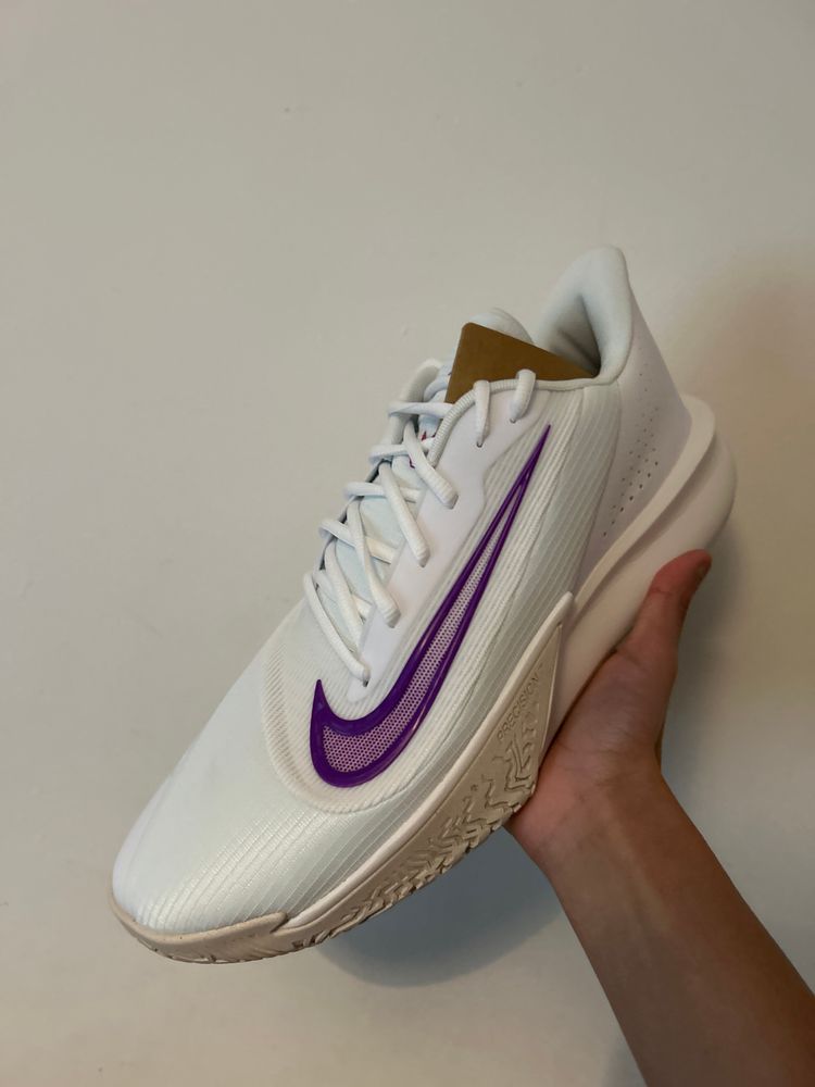 Nike Precision VIII White / Purple Trainers Uk 12 
