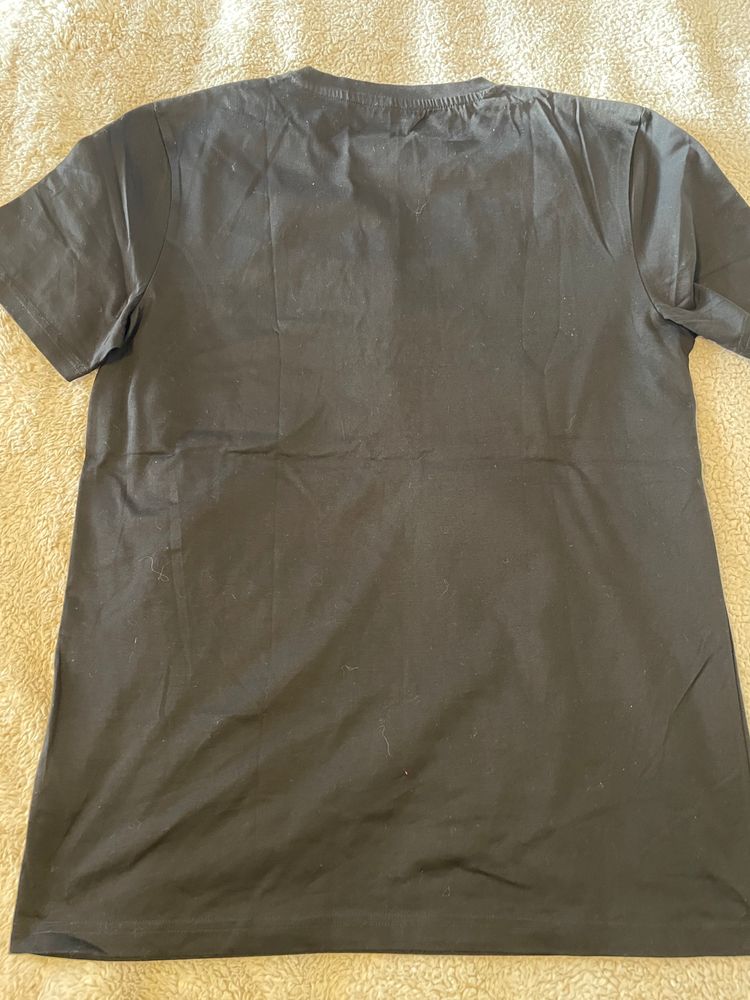 Balmain Black T-Shirt With Pink Logo image 7
