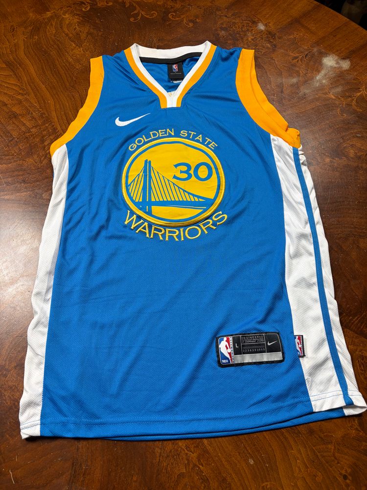 Nike taglia L Golden State Warriors Stephen Curry Basketball Jersey