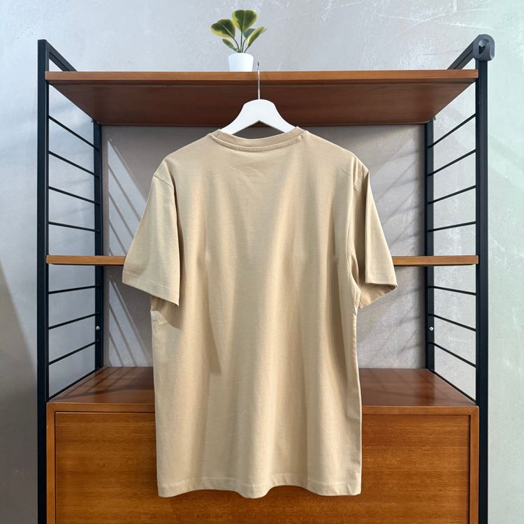 PREMIUM BLANKS 180gsm Cotton Relaxed Tee Twin Needle Stitch - Sand image 5