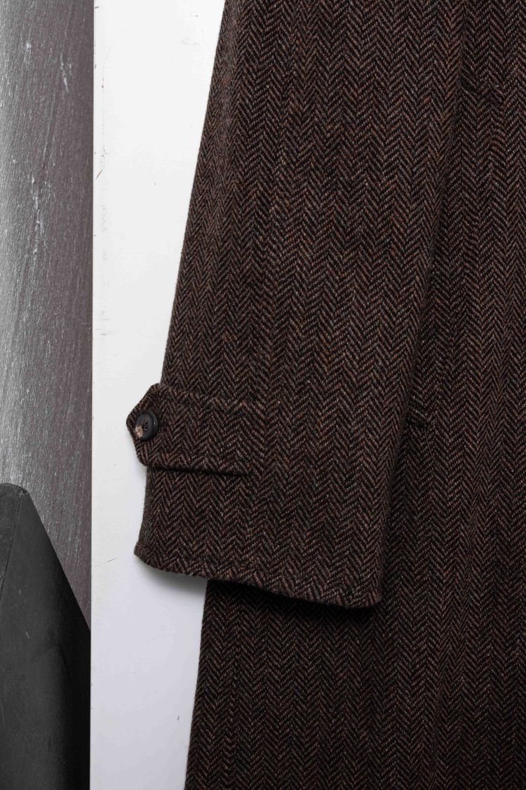 Maison Margiela Reversible Herringbone Wool & Tech Mac Coat image 6