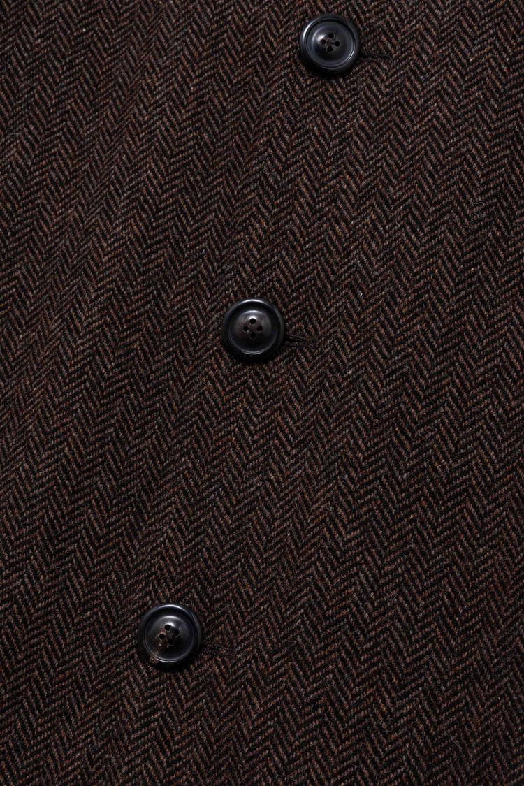 Maison Margiela Reversible Herringbone Wool & Tech Mac Coat image 3
