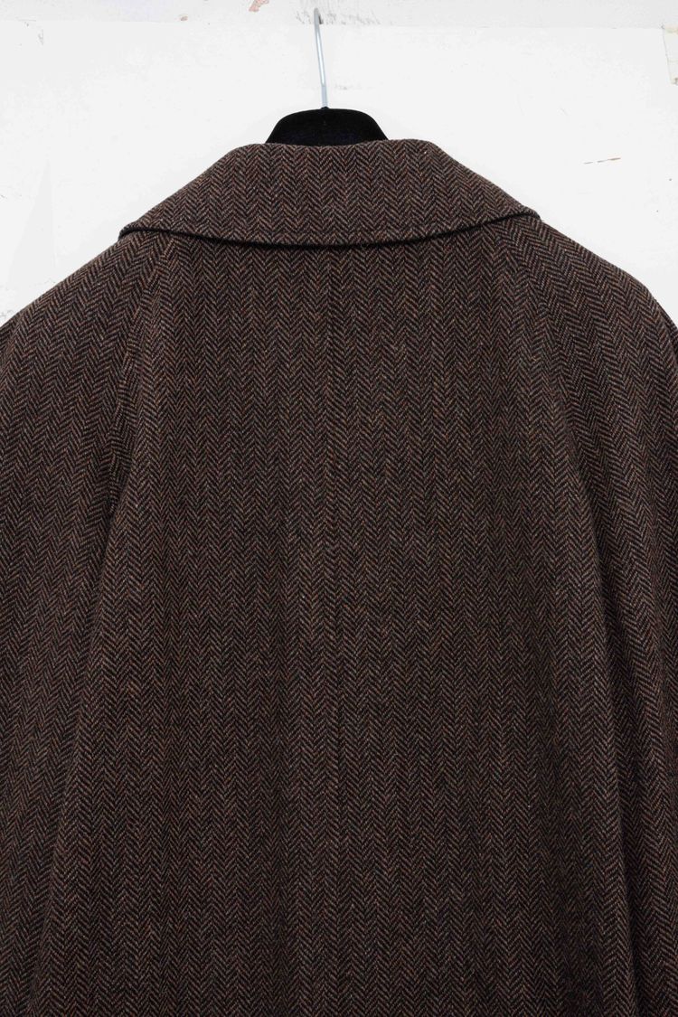 Maison Margiela Reversible Herringbone Wool & Tech Mac Coat image 8