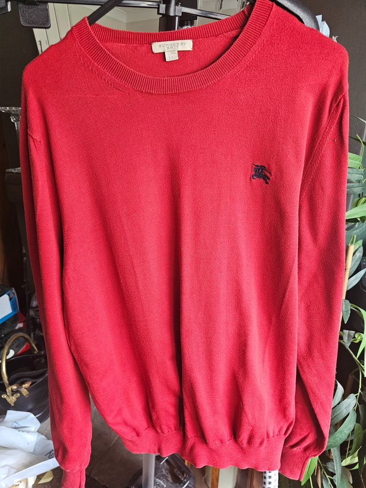 Burberry Red Sweater