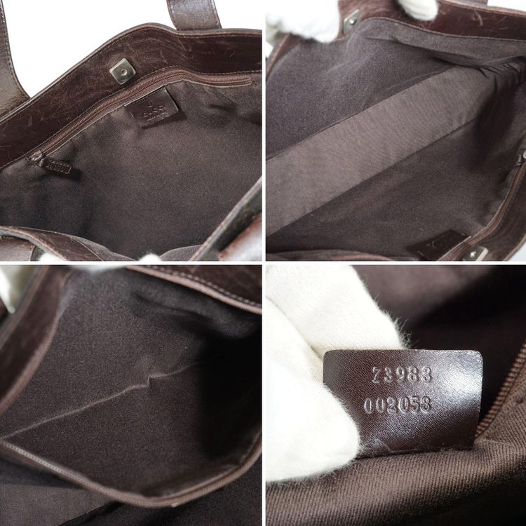 Gucci Cloth Tote Bag GG Denim obraz 6