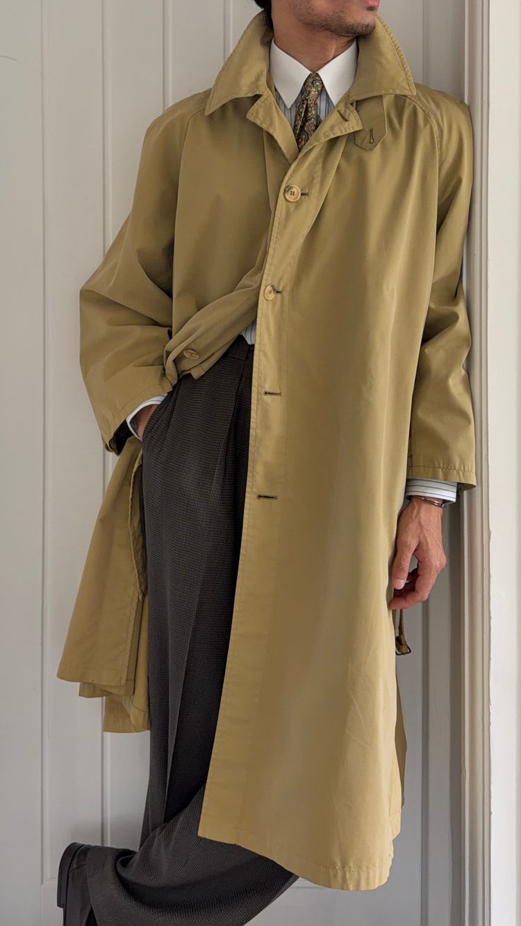 Giorgio Armani Black Label 1990s Belted Coat - Size M image 6