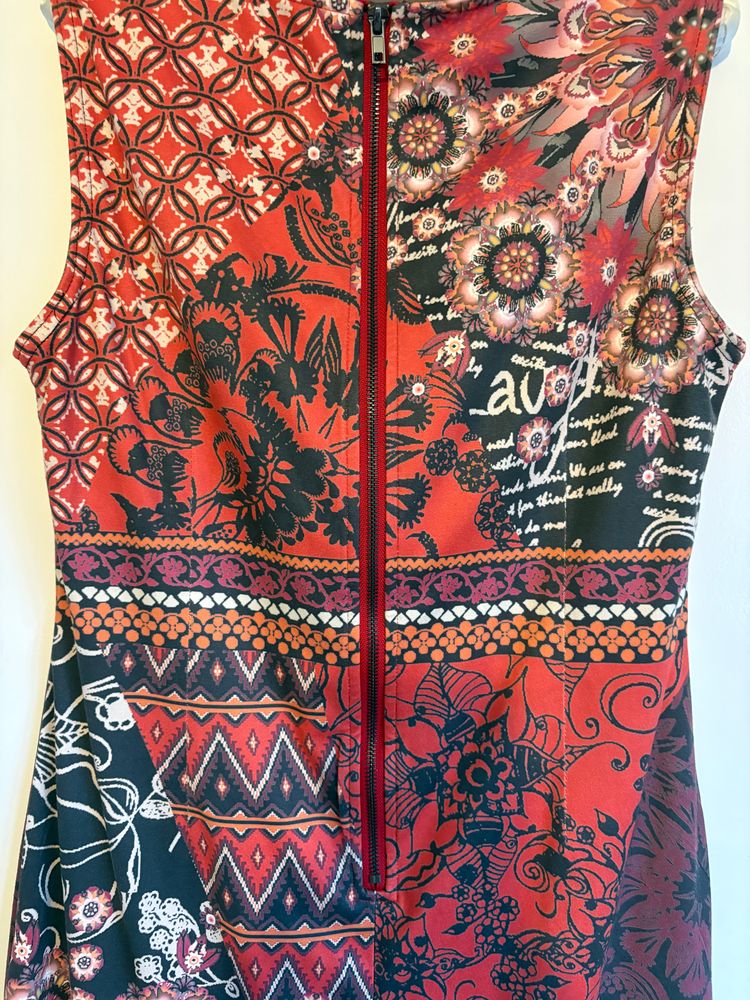 Joe Browns Sleeveless Patterned Dress 6
