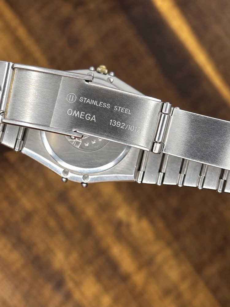 Vintage Omega Constellation Chronometer Quartz Stainless Steel Watch – Roman Numeral Dial image 5