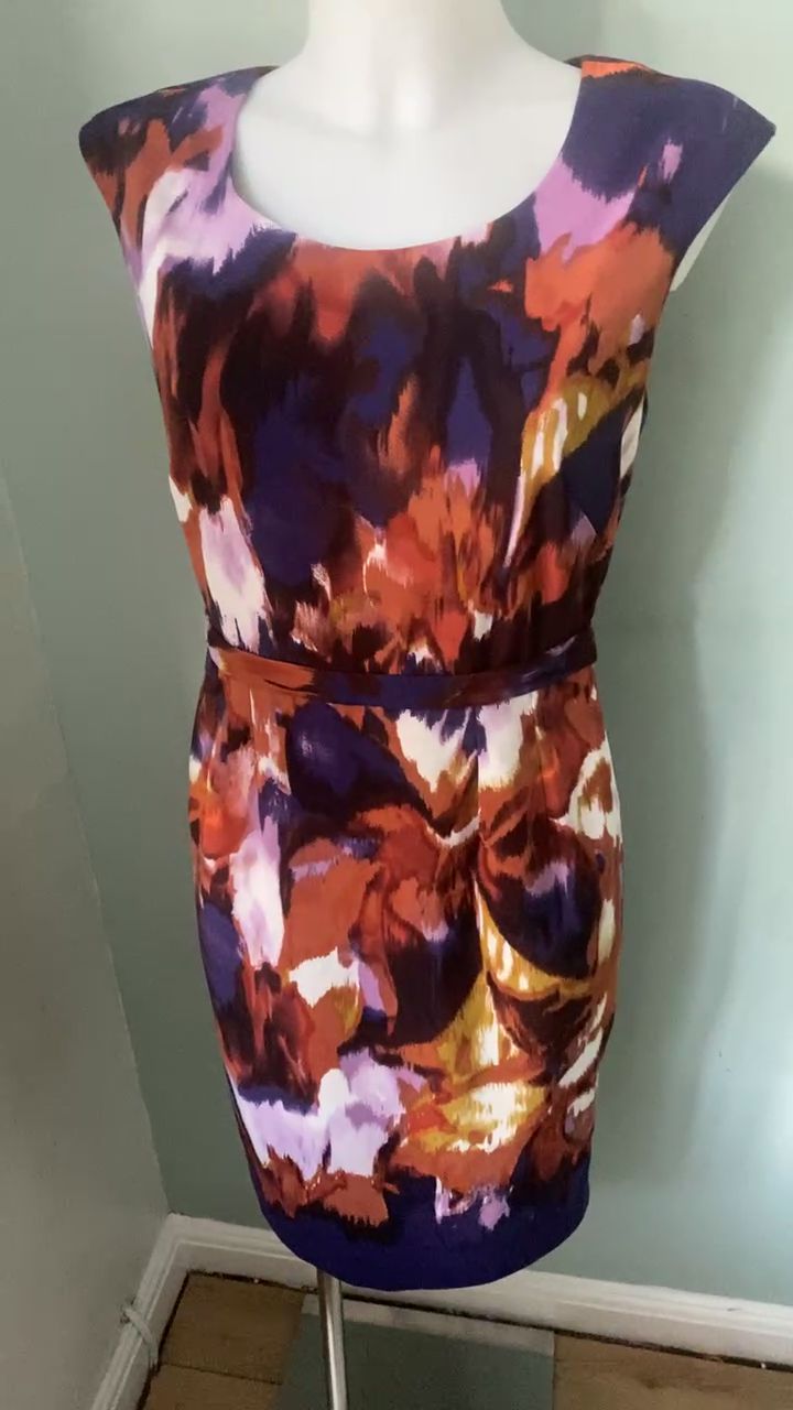 Immagine di Chloé Brushstroke Watercolor Shift Dress 1